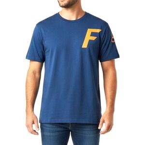 Fox Racing‎ Mens Large Active Tech T-Shirt TruDri Performance Moto Blue FX